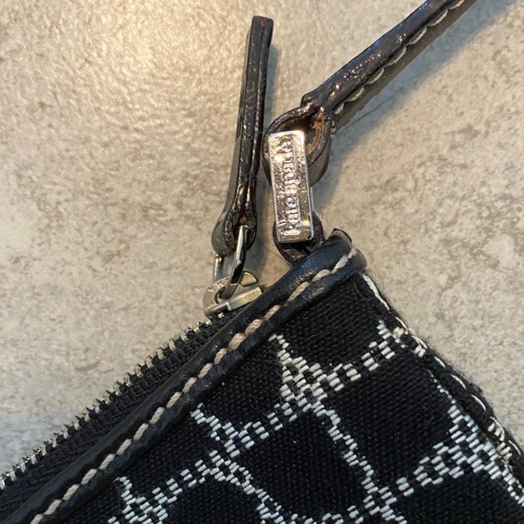 Kate Spade Noel Dot Black and White Geometric Clutch - Picture 4 of 5